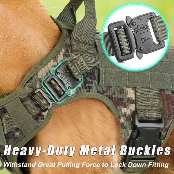 Green-Camo-Tactical-Dog-Harness