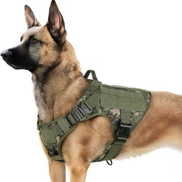 Tan-Tactical-Dog-Harness