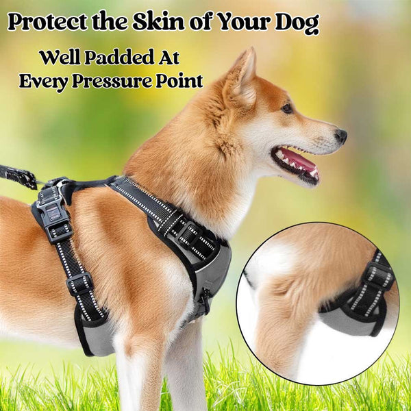 MerryBIY No Pull Dog Harness Adjustable Oxford Vest