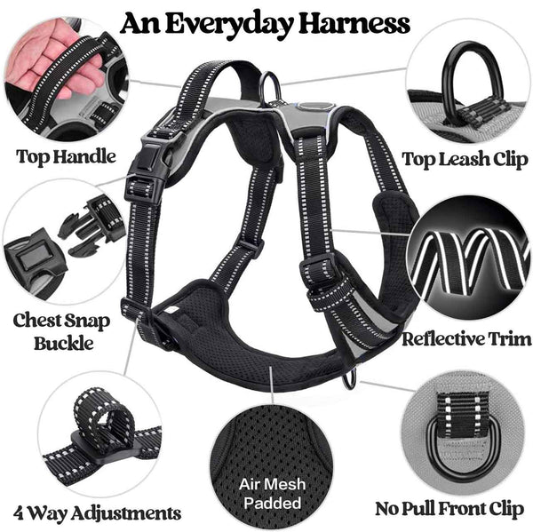 NO-PULL-DOG-HARNESS-Grey