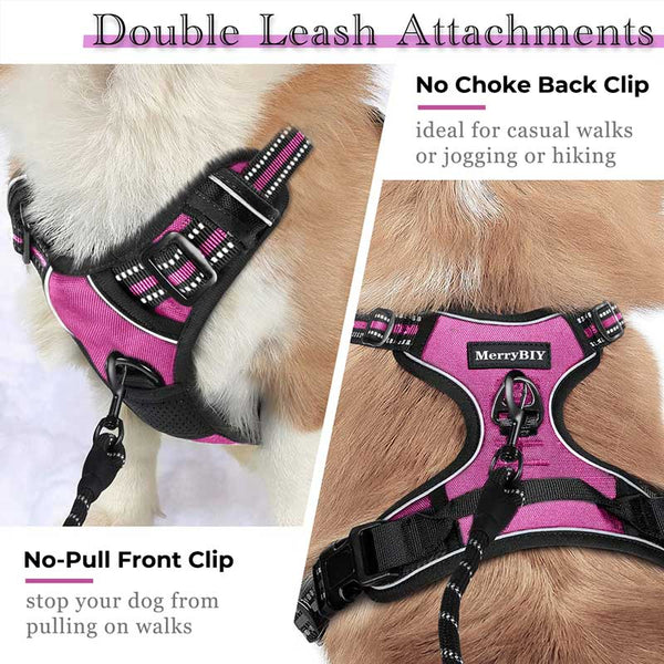MerryBIY No Pull Dog Harness & Leash