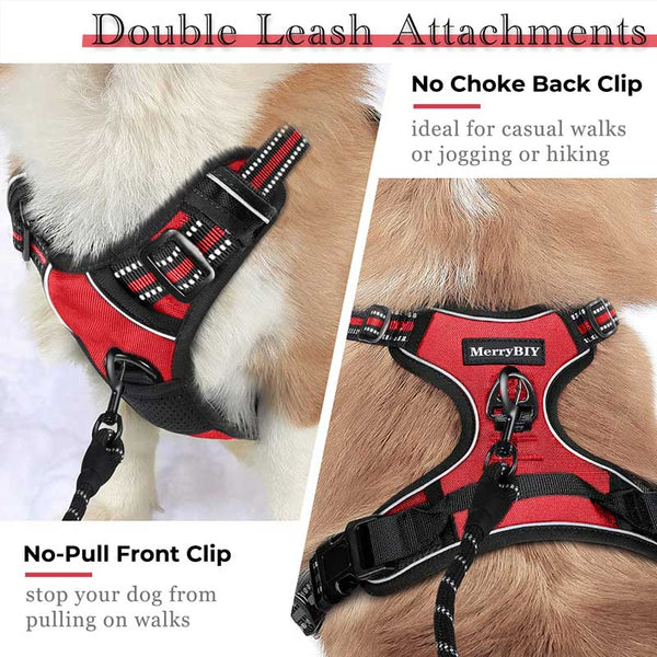 MerryBIY No Pull Dog Harness & Leash