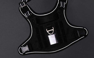 Black Tactical Dog Harness