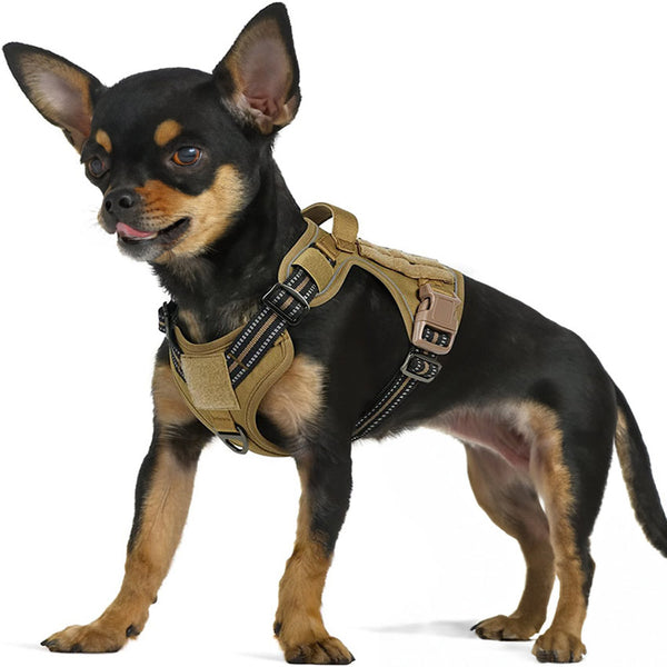 Brown Tactical Dog Harness