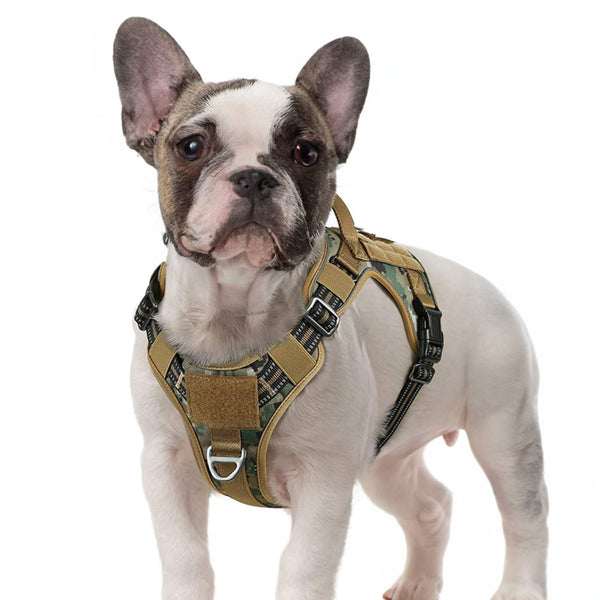 Brown Camo Tactical Dog Harness