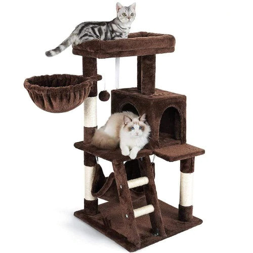 MerryBIY 39 Inch Cat Tree Large Plush Perch Cat Condo