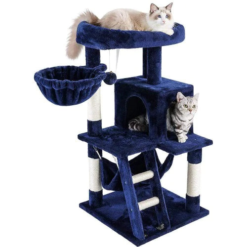 MerryBIY 39 Inch Cat Tree Large Plush Perch Cat Condo