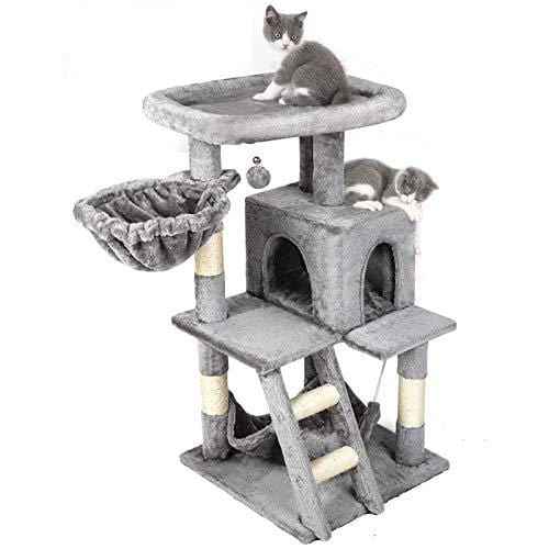 MerryBIY 39 Inch Cat Tree Large Plush Perch Cat Condo