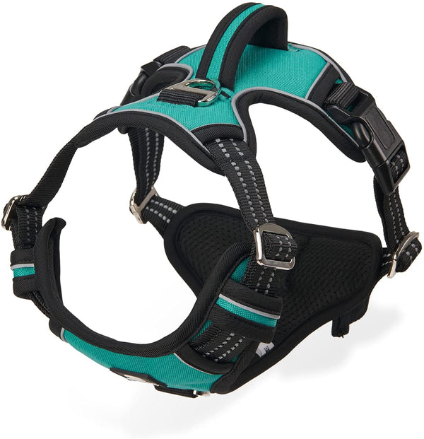 MerryBIY Dog Harness No Pull for Large Medium Dogs, Adjustable Reflective Harness Dog