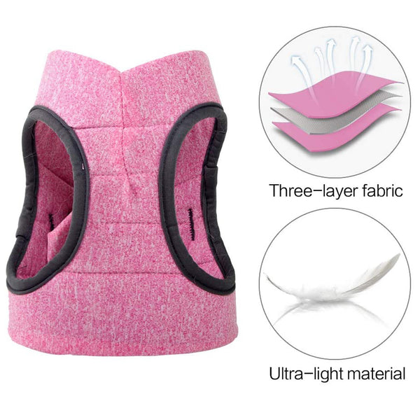 MerryBIY Cat Harness and Leash - Ultra Light Escape Proof Kitten Puppy Collar Cat Walking Jacket