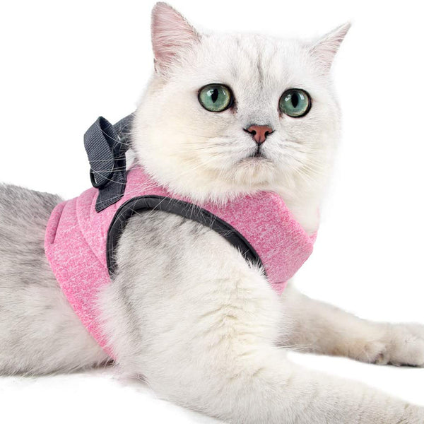 MerryBIY Cat Harness and Leash - Ultra Light Escape Proof Kitten Puppy Collar Cat Walking Jacket