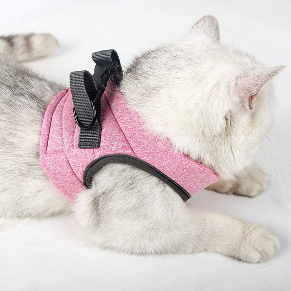 MerryBIY Cat Harness and Leash - Ultra Light Escape Proof Kitten Puppy Collar Cat Walking Jacket