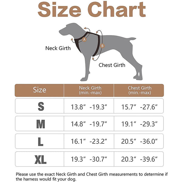 Dog Harness Beige Brown