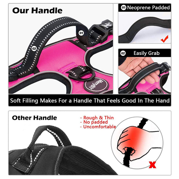 MerryBIY Dog Harness and Leash Set, Escape Proof No Pull Vest Harness