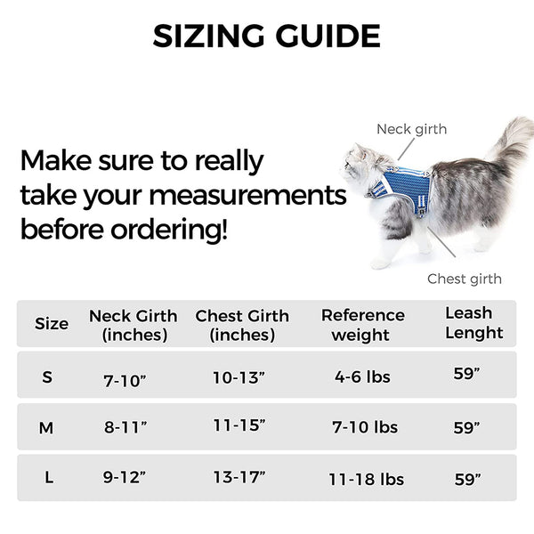MerryBIY Puppy Cat Harness and Leash for Walking Escape Proof Air Mesh Fabric