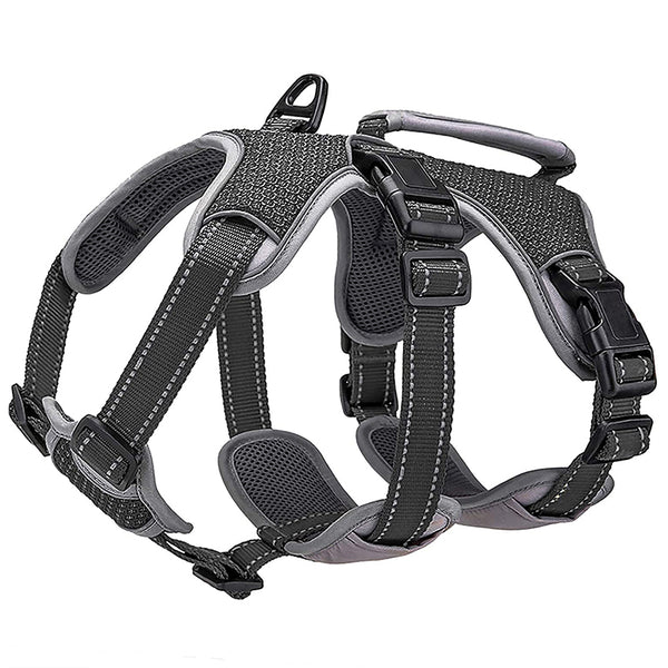 MerryBIY Multi-Use Dog Harness, Escape Proof No-Pull Adjustable Breathable Vest