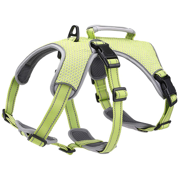 MerryBIY Multi-Use Dog Harness, Escape Proof No-Pull Adjustable Breathable Vest