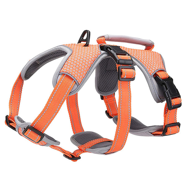 MerryBIY Multi-Use Dog Harness, Escape Proof No-Pull Adjustable Breathable Vest