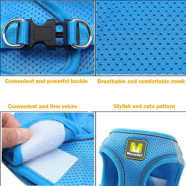 MerryBIY Cat Harness and Leash Set for Escape Proof Walking