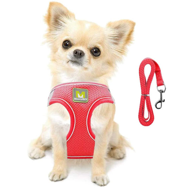 MerryBIY Cat Harness and Leash Set for Escape Proof Walking