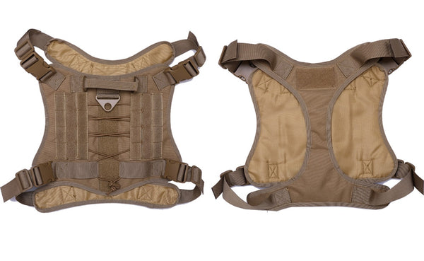 MerryBIY Military  Tactical Dog Harness Vest Large with Handle, K9 Working Dog Vest Training Running For Medium Large Dogs German Shepherd