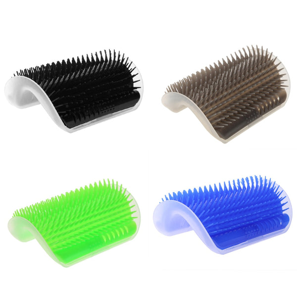 MerryBIY Cats Brush Corner Cat Massage Self Groomer Comb Brush Cat Rubs the Face with a Tickling Comb Cat Product