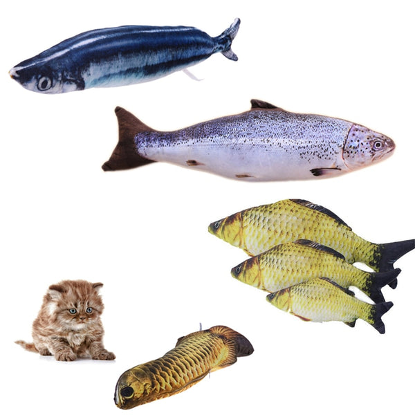 Cat Favor Fish Toy Cat Mint Stuffed Fish Shape Sisal Hemp Cat Scratch Board Scratching Post for Cat Products Pet Supplies