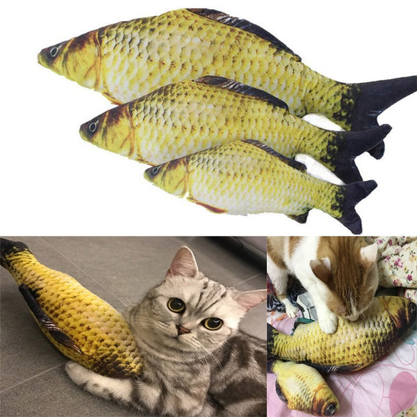Cat Favor Fish Toy Cat Mint Stuffed Fish Shape Sisal Hemp Cat Scratch Board Scratching Post for Cat Products Pet Supplies