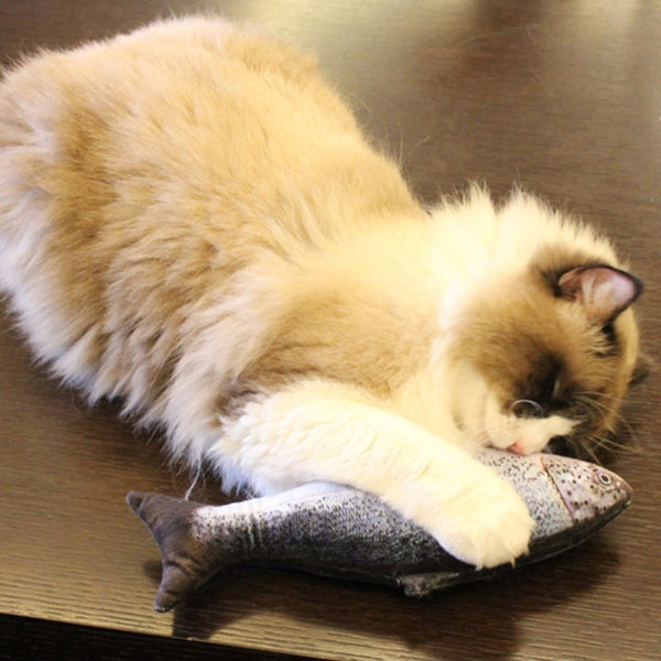 Cat Favor Fish Toy Cat Mint Stuffed Fish Shape Sisal Hemp Cat Scratch Board Scratching Post for Cat Products Pet Supplies