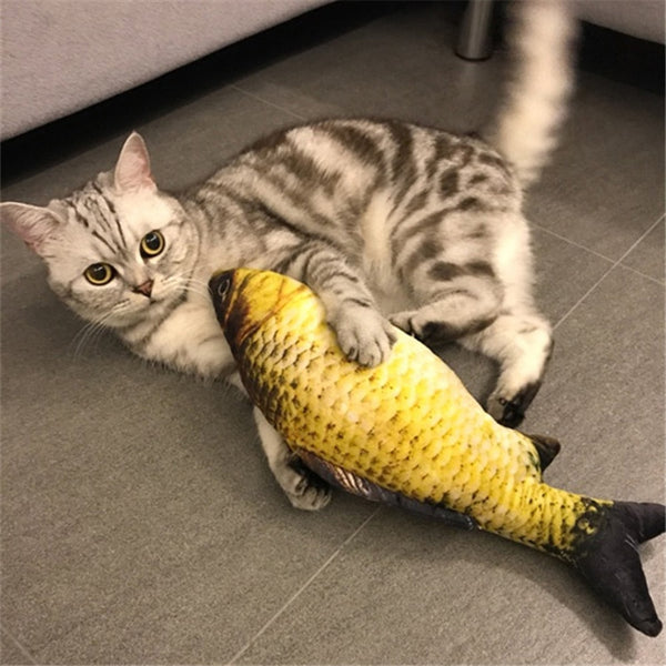 Cat Favor Fish Toy Cat Mint Stuffed Fish Shape Sisal Hemp Cat Scratch Board Scratching Post for Cat Products Pet Supplies