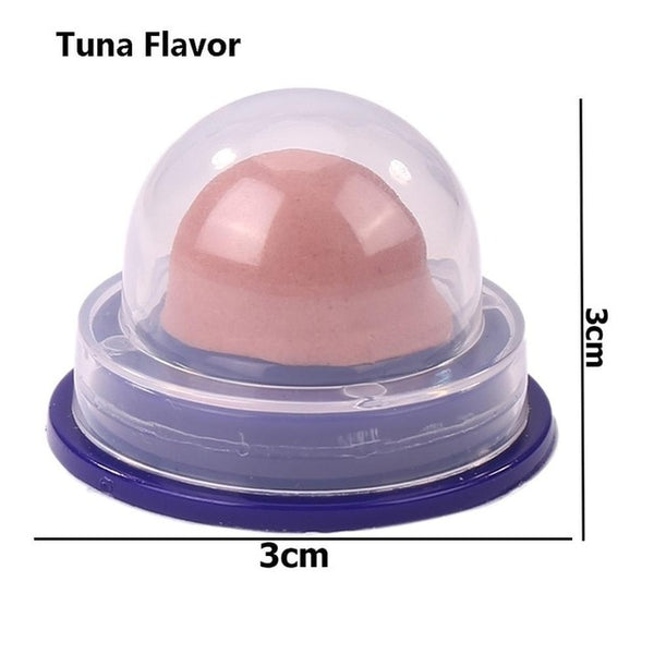 MerryBIY 1PC Healthy Cat Snacks Catnip Sugar Candy Licking Nutrition Gel Energy Ball Toy for Cats Kittens Cat Product