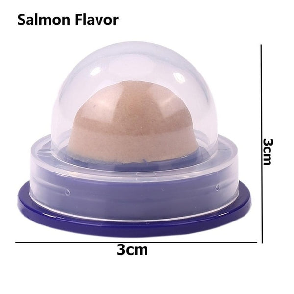 MerryBIY 1PC Healthy Cat Snacks Catnip Sugar Candy Licking Nutrition Gel Energy Ball Toy for Cats Kittens Cat Product