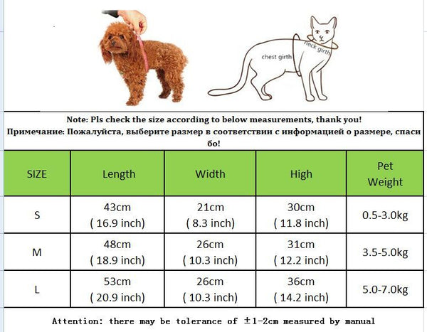 MerryBIY Portable Dog Cat Carrier Bag Pet Puppy Travel Bags Breathable Mesh Small Dog Cat Chihuahua Carrier Outgoing Pets Handbag