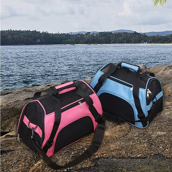 MerryBIY Portable Dog Cat Carrier Bag Pet Puppy Travel Bags Breathable Mesh Small Dog Cat Chihuahua Carrier Outgoing Pets Handbag