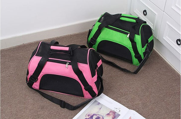 MerryBIY Portable Dog Cat Carrier Bag Pet Puppy Travel Bags Breathable Mesh Small Dog Cat Chihuahua Carrier Outgoing Pets Handbag