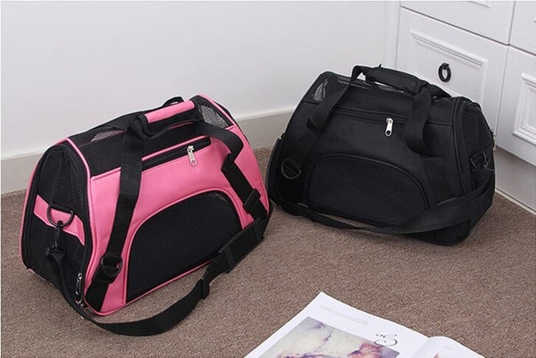 MerryBIY Portable Dog Cat Carrier Bag Pet Puppy Travel Bags Breathable Mesh Small Dog Cat Chihuahua Carrier Outgoing Pets Handbag