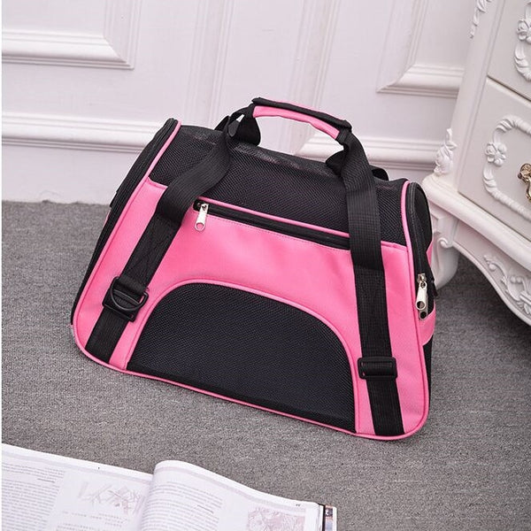 MerryBIY Portable Dog Cat Carrier Bag Pet Puppy Travel Bags Breathable Mesh Small Dog Cat Chihuahua Carrier Outgoing Pets Handbag