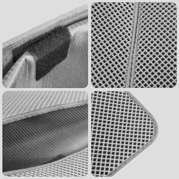 MerryBIY Cat Litter Mat EVA Double-Layer Pet Cat Litter Trapper Mats with Waterproof Bottom Non-slip Pet Litter Cat Mat Pet Supplies