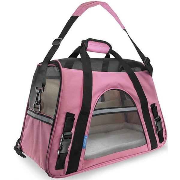 MerryBIY Portable Dog Cat Carrier Bag Pet Puppy Travel Bags Breathable Mesh Small Dog Cat Chihuahua Carrier Outgoing Pets Handbag