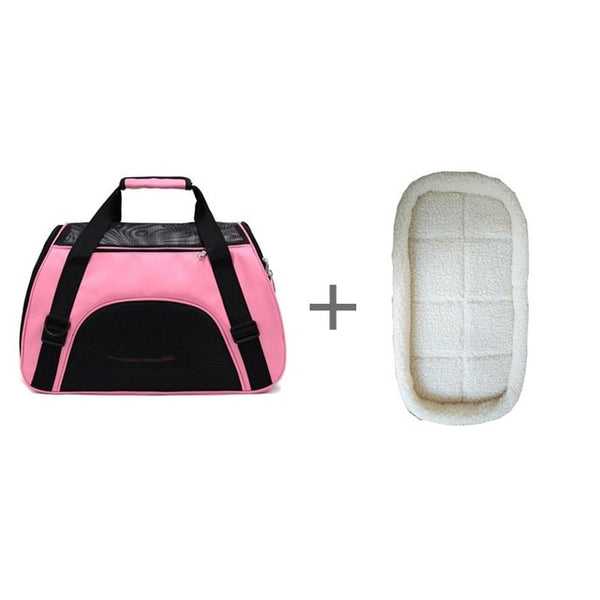 MerryBIY Portable Dog Cat Carrier Bag Pet Puppy Travel Bags Breathable Mesh Small Dog Cat Chihuahua Carrier Outgoing Pets Handbag
