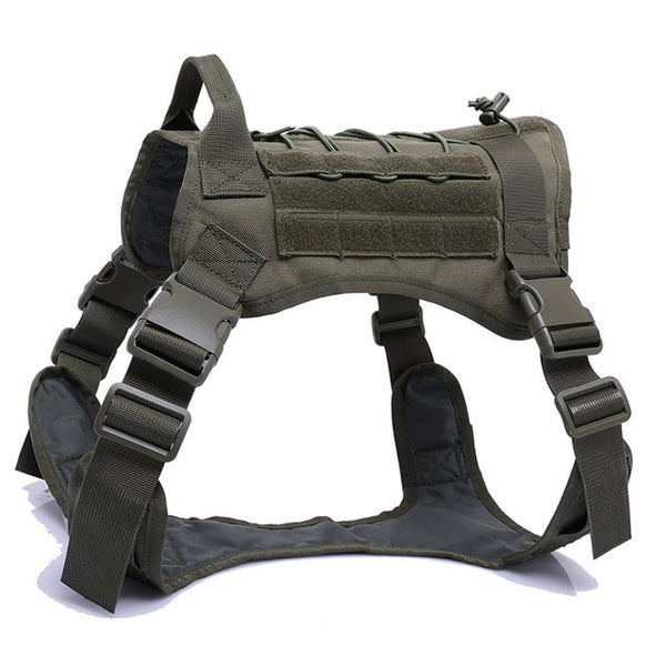 MerryBIY Military  Tactical Dog Harness Vest Large with Handle, K9 Working Dog Vest Training Running For Medium Large Dogs German Shepherd