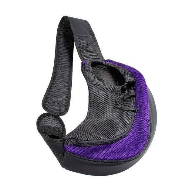 MerryBIY Comfort Pet Dog Carrier Outdoor Travel Handbag Pouch Mesh Oxford Single Shoulder Bag Sling Mesh Travel Tote Shoulder Bag