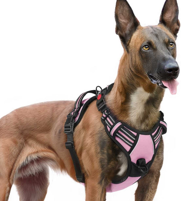 PINK NO-PULL-DOG-HARNESS