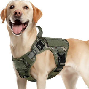 Green-Camo-Tactical-Dog-Harness