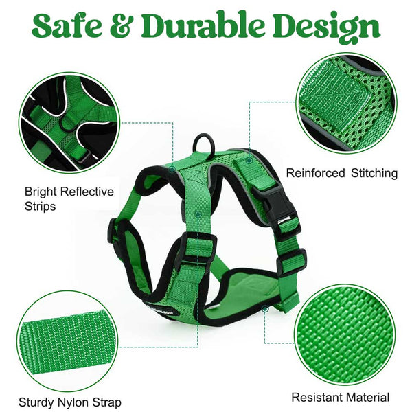 Emerald Cat Harness Safe & Durable Design