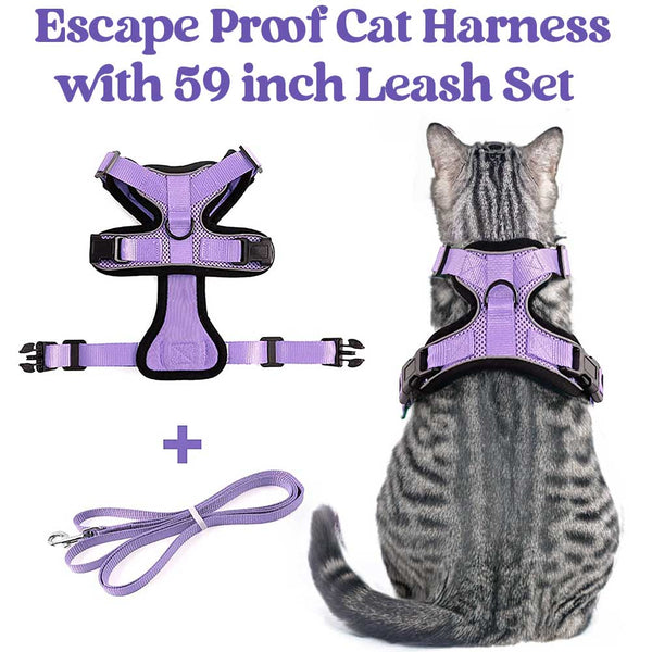 CAT-HARNESS-Light-Purple