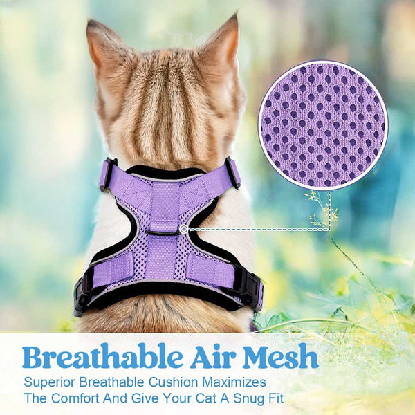 CAT-HARNESS-Light-Purple