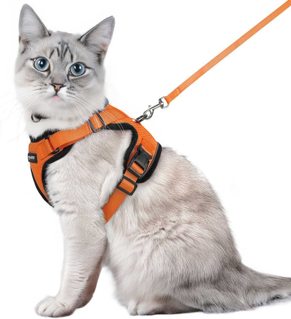 MerryBIY Reflective Cat Harness and Leash Set