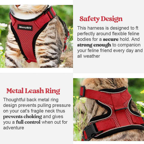 CAT-HARNESS-Red