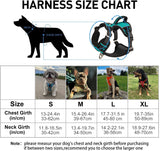 MerryBIY Dog Harness No Pull for Large Medium Dogs, Adjustable Reflective Harness Dog